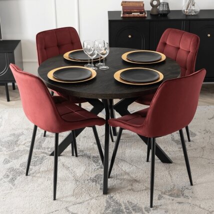 Krisas CHRIS apmuštas valgomojo krėslas, bordo, aksominis, modernus loftas 1 Krisas CHRIS apmuštas valgomojo krėslas, bordo, aksominis, modernus loftas 1