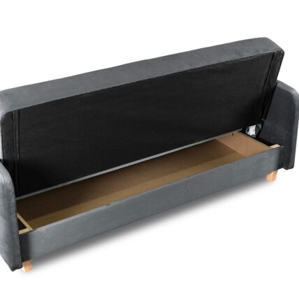 Kuba Sofa su miegojimo funkcija CUBA sulankstoma dvivietė sofa-lova, pilkos spalvos, moderni svetainė 5 Kuba Sofa su miegojimo funkcija CUBA sulankstoma dvivietė sofa-lova, pilkos spalvos, moderni svetainė 5