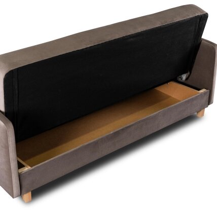 Kuba Sofa su miegojimo funkcija CUBA sulankstoma dvivietė sofa-lova, smėlio spalvos, moderni svetainė 5 Kuba Sofa su miegojimo funkcija CUBA sulankstoma dvivietė sofa-lova, smėlio spalvos, moderni svetainė 5