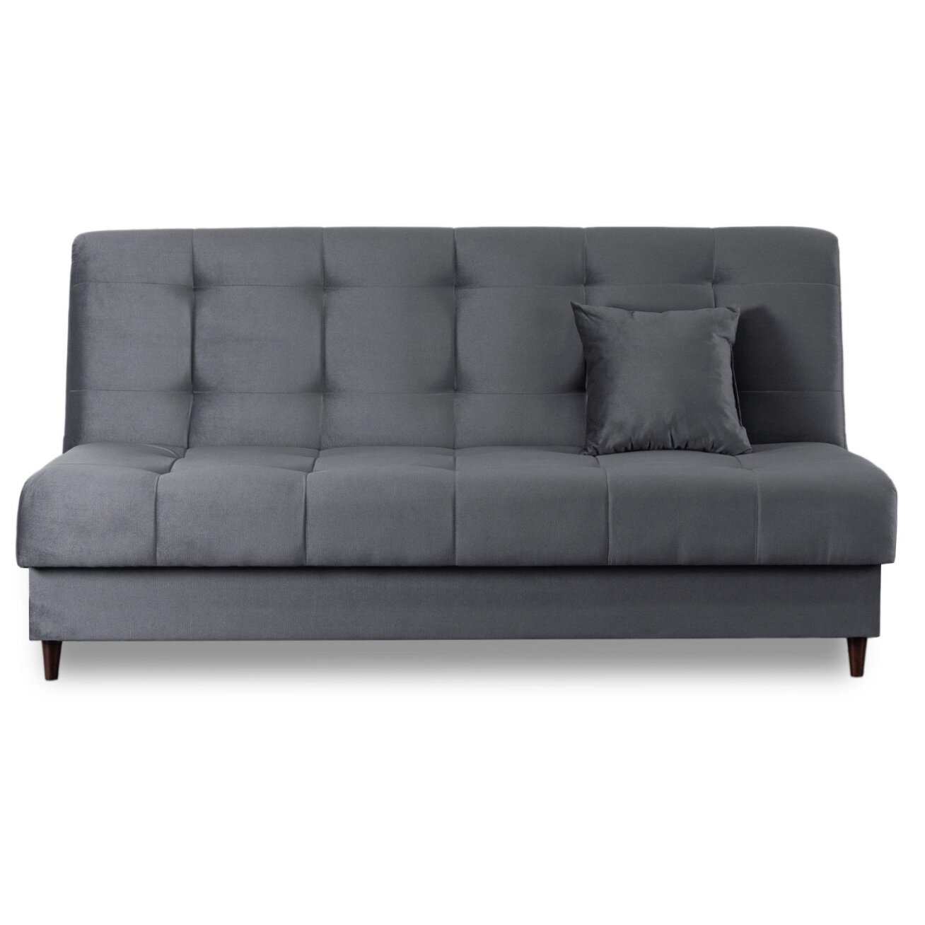 Lima LIMA sofa su miegojimo funkcija, dvivietė išskleidžiama sofa, pilkos spalvos, moderni svetainei 2
