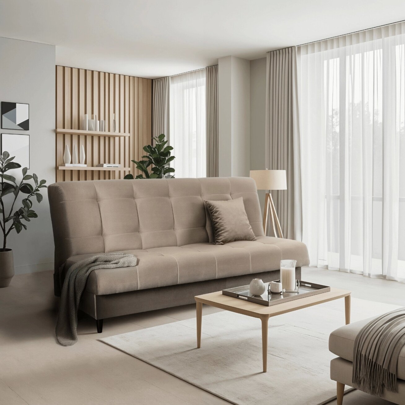 Lima LIMA sofa su miegojimo funkcija, dvivietė išskleidžiama sofa, smėlio spalvos, moderni svetainei Lima LIMA sofa su miegojimo funkcija, dvivietė išskleidžiama sofa, smėlio spalvos, moderni svetainei