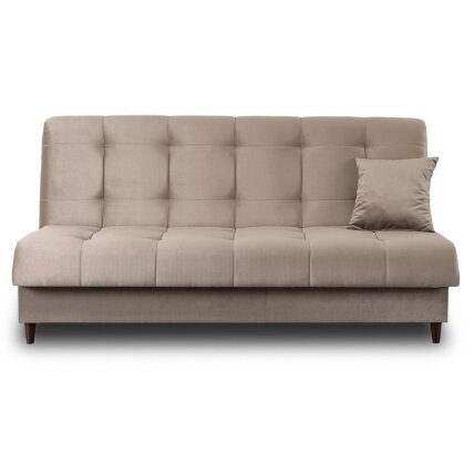 Lima LIMA sofa su miegojimo funkcija, dvivietė išskleidžiama sofa, smėlio spalvos, moderni svetainei 2