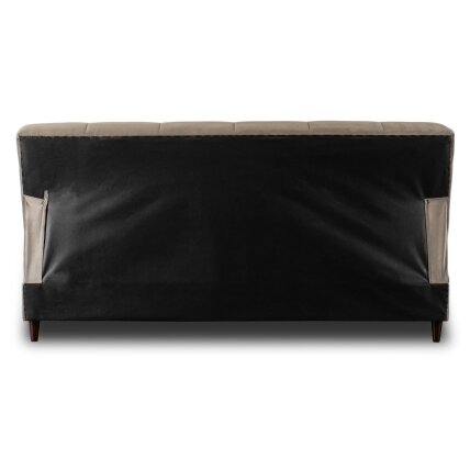 Lima LIMA sofa su miegojimo funkcija, dvivietė išskleidžiama sofa, smėlio spalvos, moderni svetainei 3