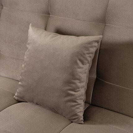 Lima LIMA sofa su miegojimo funkcija, dvivietė išskleidžiama sofa, smėlio spalvos, moderni svetainei 7
