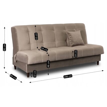 Lima LIMA sofa su miegojimo funkcija, dvivietė išskleidžiama sofa, smėlio spalvos, moderni svetainei 9 Lima LIMA sofa su miegojimo funkcija, dvivietė išskleidžiama sofa, smėlio spalvos, moderni svetainei 9