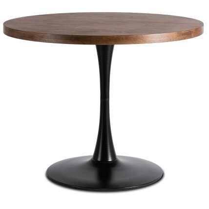 Loft Style Dining Set – Ąžuolo/juodos spalvos stalas su veliūro kėdėmis 4 Loft Style Dining Set – Ąžuolo/juodos spalvos stalas su veliūro kėdėmis 4