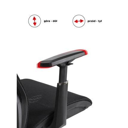 Litosas LITOS juoda moderni ergonominė pasukama biuro kėdė 17 Litosas LITOS juoda moderni ergonominė pasukama biuro kėdė 17