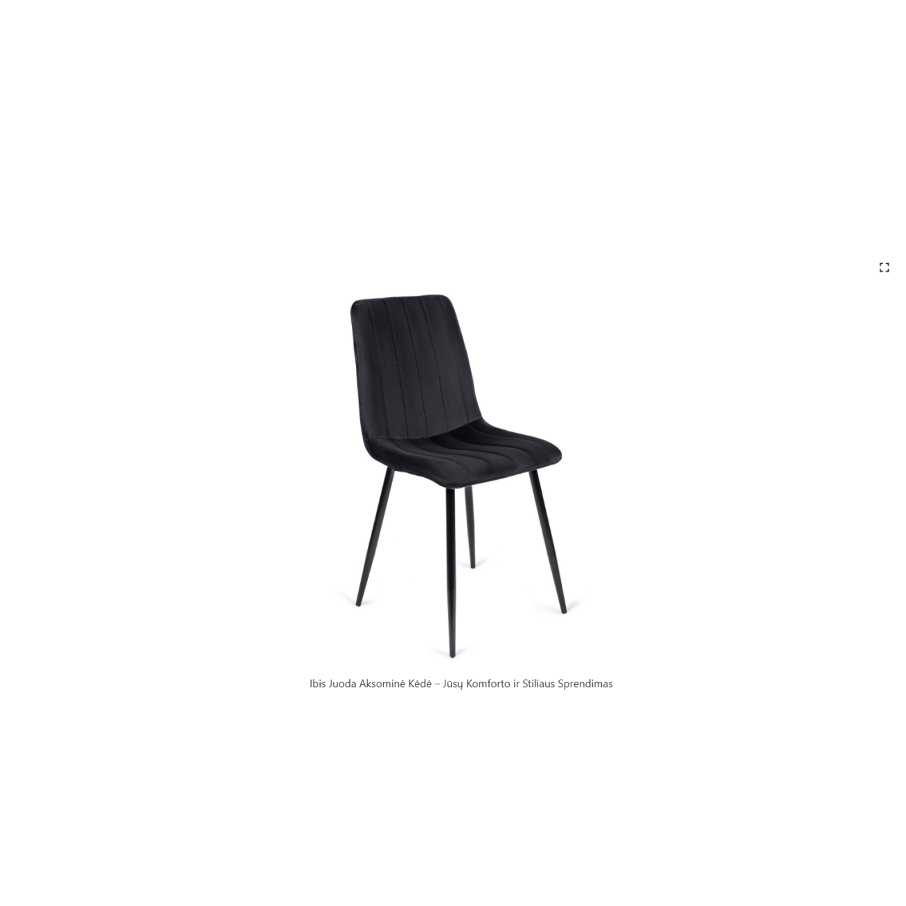Loft Style Dining Set – Ąžuolo/juodos spalvos stalas su veliūro kėdėmis 12 Loft Style Dining Set – Ąžuolo/juodos spalvos stalas su veliūro kėdėmis 12