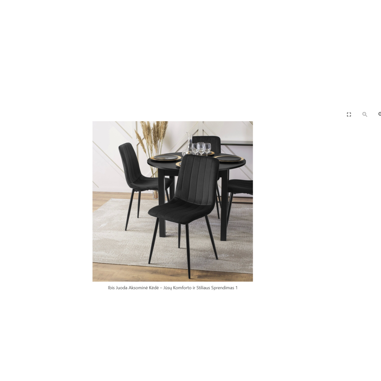 Loft Style Dining Set – Ąžuolo/juodos spalvos stalas su veliūro kėdėmis 15 Loft Style Dining Set – Ąžuolo/juodos spalvos stalas su veliūro kėdėmis 15