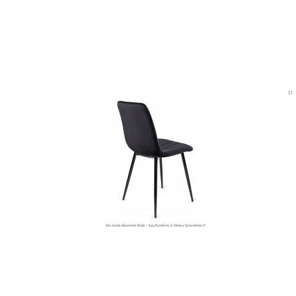 Loft Style Dining Set – Ąžuolo/juodos spalvos stalas su veliūro kėdėmis 13 Loft Style Dining Set – Ąžuolo/juodos spalvos stalas su veliūro kėdėmis 13