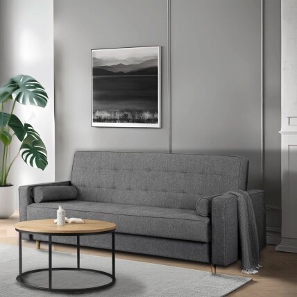 Malta Dvivietė sofa su miegojimo funkcija MALTA, pilkos, moderni svetainė Malta Dvivietė sofa su miegojimo funkcija MALTA, pilkos, moderni svetainė