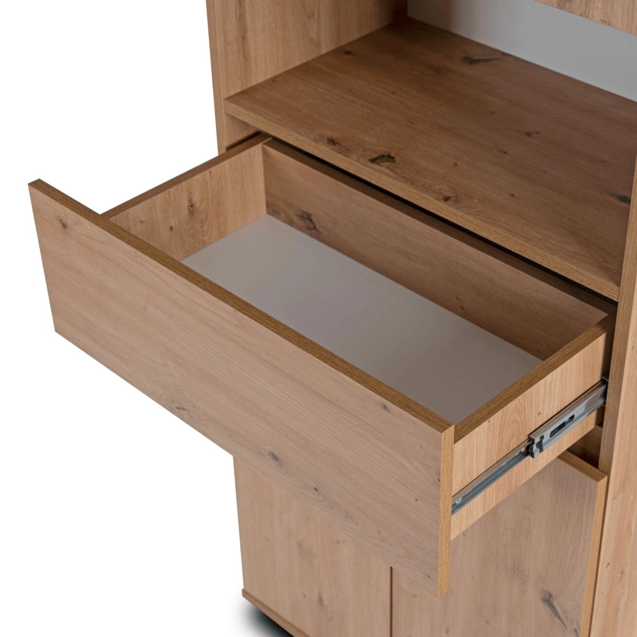 MODENA Spintelė prieškambario 60 cm ąžuolas, modernus loftas 4