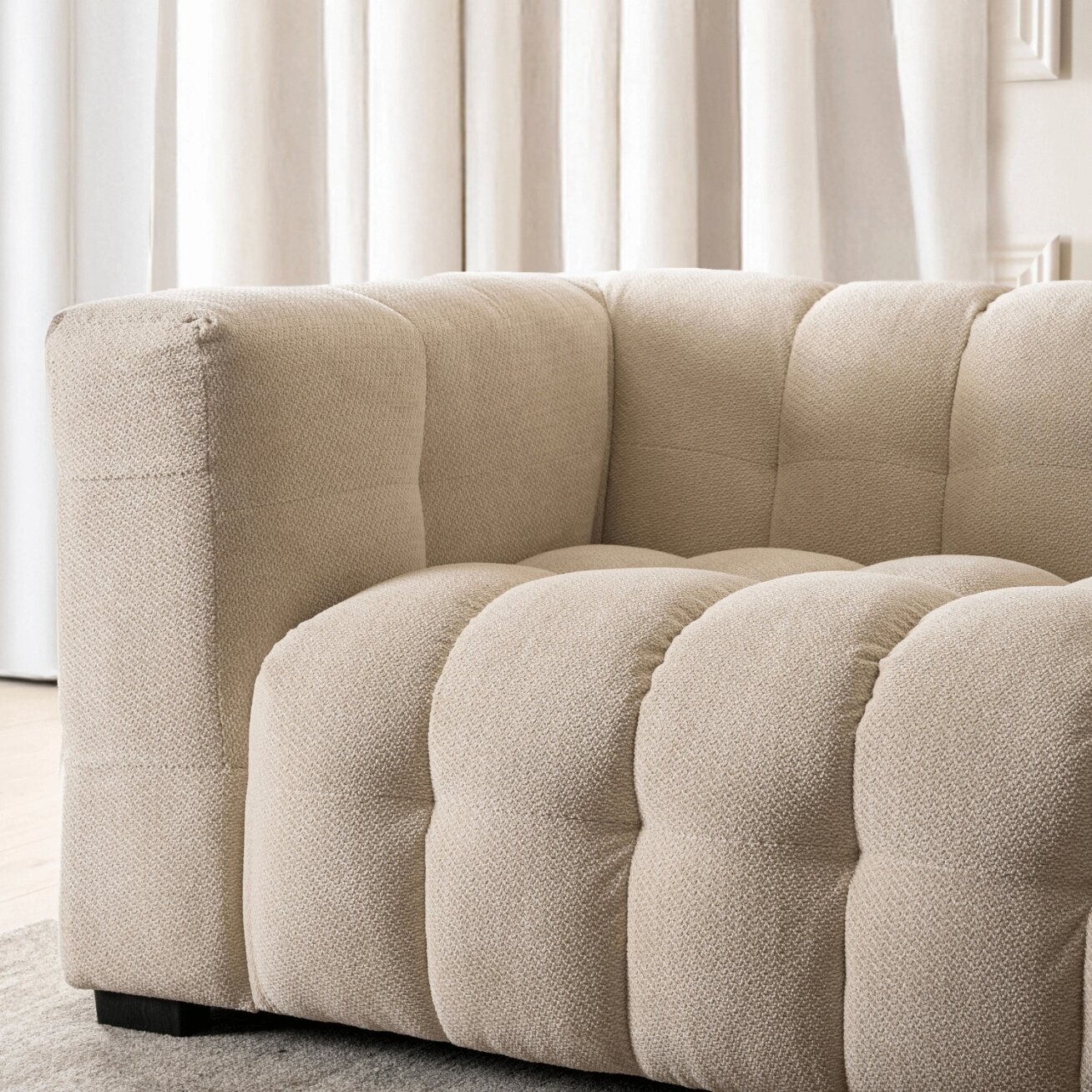 Moderno MODERNO 3S Trivietė kreminės spalvos moderni sofa 1 Moderno MODERNO 3S Trivietė kreminės spalvos moderni sofa 1