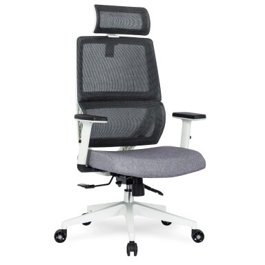 Niki NICKI ergonomiška pasukama biuro kėdė, moderni pilka