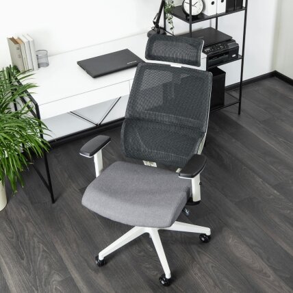 Niki NICKI ergonomiška pasukama biuro kėdė, moderni pilka 4 Niki NICKI ergonomiška pasukama biuro kėdė, moderni pilka 4