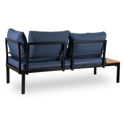 Normanas NORMAN sodo baldų komplektas, tamsiai mėlyna/juoda, kampinė sofa, terasos stalas, modernus metalinis 7 Normanas NORMAN sodo baldų komplektas, tamsiai mėlyna/juoda, kampinė sofa, terasos stalas, modernus metalinis 7