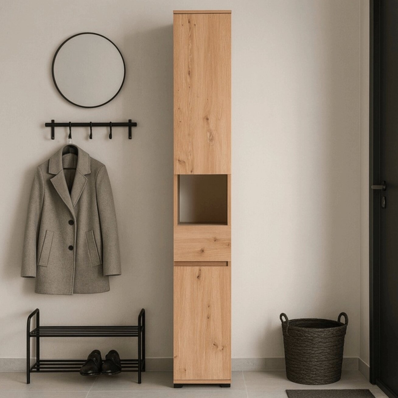 Parma PARMA Prieškambario 30 cm koloninė spintele,  1