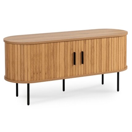 Rtv ir Trish TRISH dviejų durų televizoriaus spintelė svetainei, 120 cm, ąžuolo raštas, modernus 2 Rtv ir Trish TRISH dviejų durų televizoriaus spintelė svetainei, 120 cm, ąžuolo raštas, modernus 2