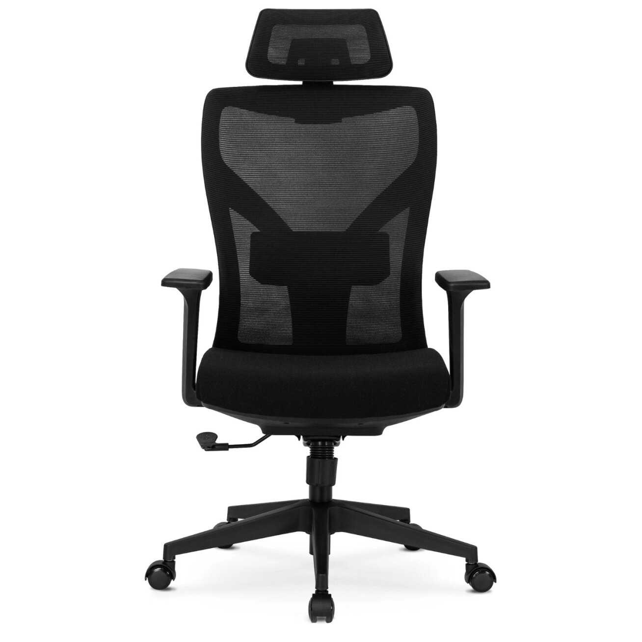 Spiralė Ergonomiška pasukama biuro kėdė SPIRAL, juoda, su galvos atrama darbui 2