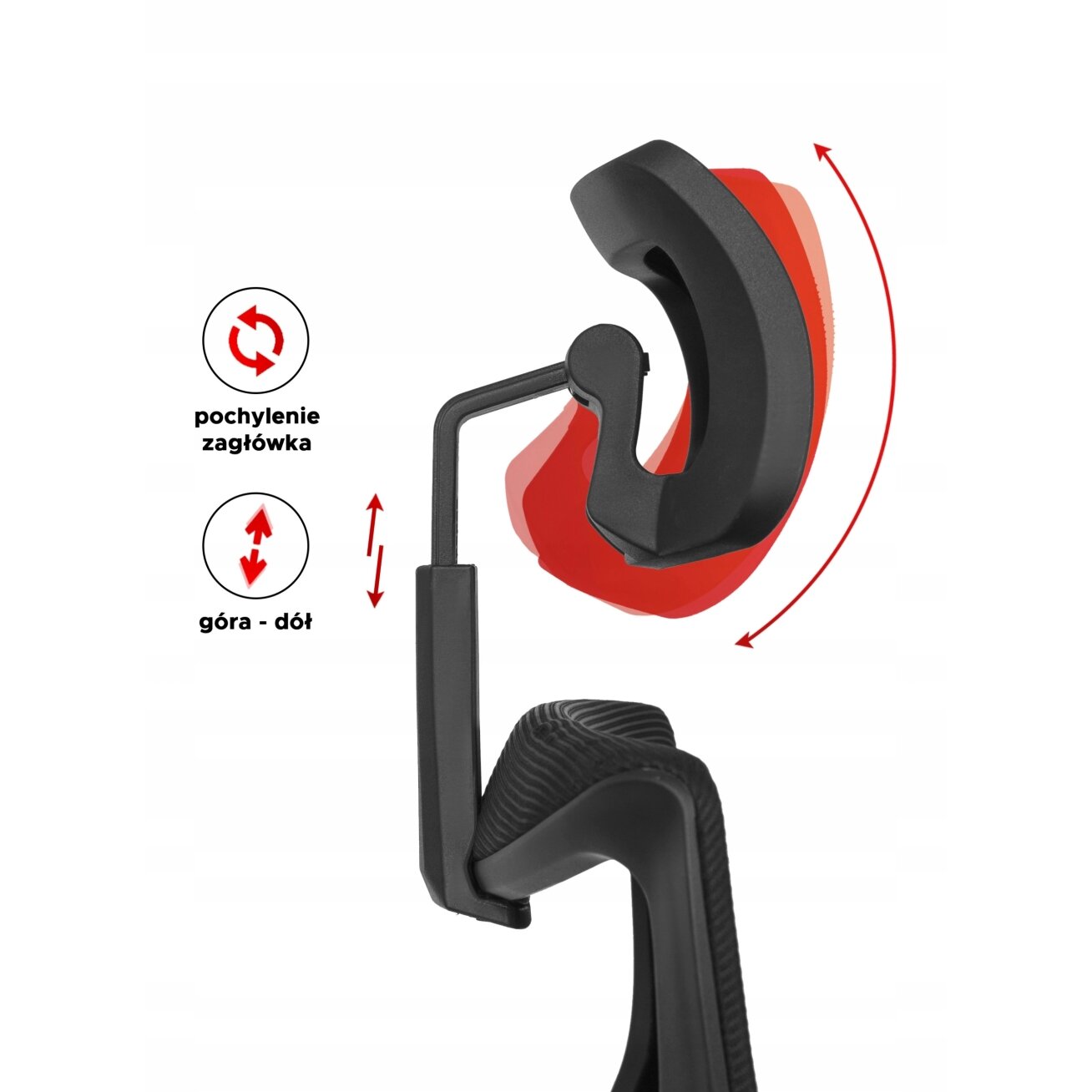 Spiralė Ergonomiška pasukama biuro kėdė SPIRAL, juoda, su galvos atrama darbui 6 Spiralė Ergonomiška pasukama biuro kėdė SPIRAL, juoda, su galvos atrama darbui 6
