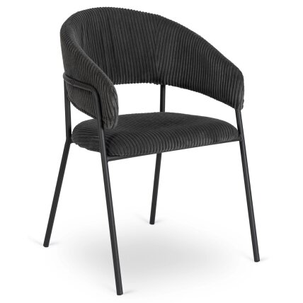 Tinka TINKA Minkštas krėslas, juodas velvetas, modernus loftas 6 Tinka TINKA Minkštas krėslas, juodas velvetas, modernus loftas 6