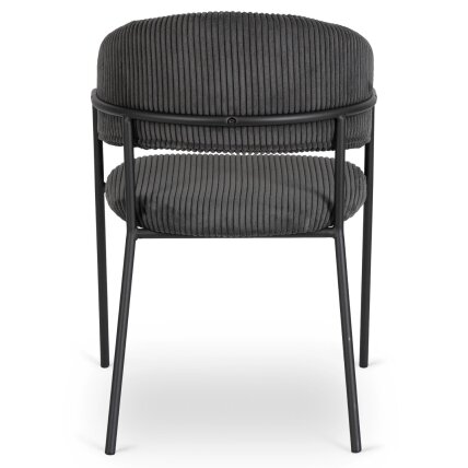 Tinka TINKA Minkštas krėslas, juodas velvetas, modernus loftas 8