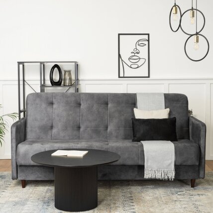 Tivoli TIVOLI sofa su miegojimo funkcija, dvivietė transformuojama sofa, pilkas aksomas, moderni svetainė 9 Tivoli TIVOLI sofa su miegojimo funkcija, dvivietė transformuojama sofa, pilkas aksomas, moderni svetainė 9