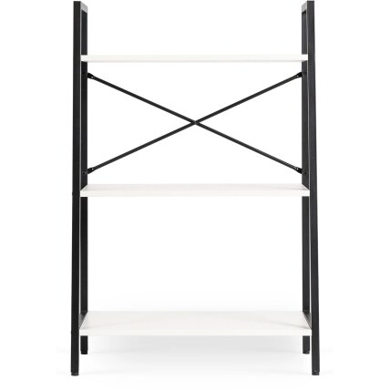 Vioras VIOR žema atvira lentyna svetainei, balta/juoda, metalinė, žaislams, modernus 6 Vioras VIOR žema atvira lentyna svetainei, balta/juoda, metalinė, žaislams, modernus 6